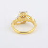 14K/18K Lab Grown Diamond Round Halo Ring (0.19 ct tw) - BIS Hallmarked Gold