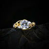 14K/18K Lab Grown Diamond Round Halo Ring (0.19 ct tw) - BIS Hallmarked Gold