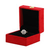 14K/18K Lab Grown Diamond Round Halo Ring (0.34 ct tw) - BIS Hallmarked Gold