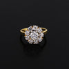 14K/18K Lab Grown Diamond Round Halo Ring (0.34 ct tw) - BIS Hallmarked Gold