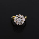 14K/18K Lab Grown Diamond Round Halo Ring (0.34 ct tw) - BIS Hallmarked Gold