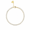 Valentine Special 3Ct Round IGI Natural Diamond Tennis Bracelet 14k Yellow Gold