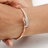0.91 Ct Natural Diamond Bracelet H-I Color VS Clarity Solid Gold Fine Jewellery