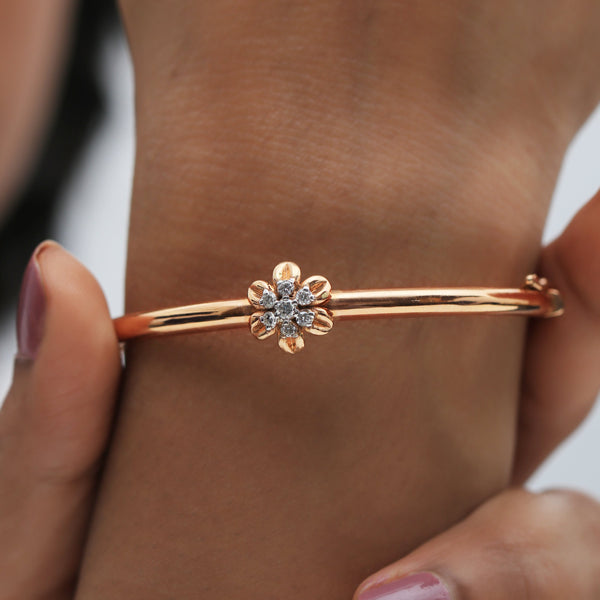 0.22ct Natural Diamond Bracelet | 18K Solid Gold | IGI Certified