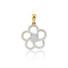 0.63 Ct Gold Diamond Pendant Necklace IGI Certified G-H VS Classic Style