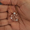 0.45 Ct Natural Diamond Pendant IGI Certified 18K Gold H-I VS Jewellery