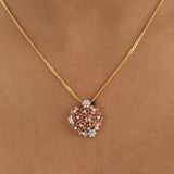 0.45 Ct Natural Diamond Pendant IGI Certified 18K Gold H-I VS Jewellery