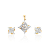 0.86 Ct. 18KT Yellow Gold Natural Diamond Jewellery Set, IGI Certified Quality