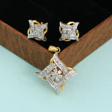 0.86 Ct. 18KT Yellow Gold Natural Diamond Jewellery Set, IGI Certified Quality
