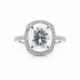 3.50 Ct Round Cut Lab Grown Diamond Ring — VS1 Clarity, 18k Gold Vermeil