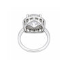 3.45 ct DEW Certified White Moissanite Ring for Women – Jewellery Gift 18K Gold Plated Ve 18K Gold Plated