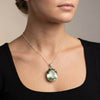 GEMHUB model-wearing (AI) Green Amethyst Oval 105 Ct