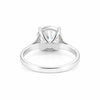 925 sterling silver inner band with 18k gold vermeil finish on solitaire ring