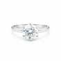 2.00 Ct Round Cut Lab Grown Diamond Ring VS1