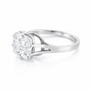 6 ct DEW Certified Radiant Cut White Soliaire Moissanite Gold Vermeil Ring