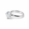 8.5ct DEW White Moissanite Round Solitaire Ring