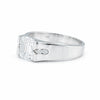 4.0ct DEW White Moissanite Radiant Solitaire Ring