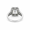 7.50 ct DEW Certified Radiant Cut White Moissanite Solitaire Ring In 18K Gold Plated Ve 18K Gold Plated