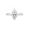 2.01 carat marquise cut lab-grown diamond ring in 18k gold vermeil setting