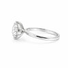 5.3ct DEW White Moissanite Round Solitaire Ring