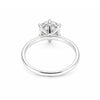 5.3ct DEW White Moissanite Round Solitaire Ring
