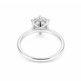 925 sterling silver inner band with 18k gold vermeil finish on solitaire ring