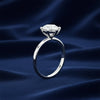 5.3ct DEW White Moissanite Round Solitaire Ring