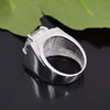 Certified 5.95 ct DEW Round Cut White Moissanite Ring For Mother's Day 18K Gold Plated 18K Gold Plated