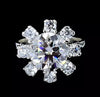 6.75 ct DEW Certified White Round Cut Moissanite Ring For Birthday Gift 18K Gold Plated 18K Gold Plated