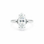 2.50 Ct Marquise Cut Lab Grown Diamond Ring — VS1 Clarity, 18k Gold Vermeil