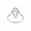 9 ct DEW Certified White Moissanite Solitaire Ring. For Anniversary Gift 18K Gold Plate 18K Gold Plated