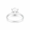 5.2ct DEW White Moissanite Round Solitaire Ring