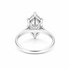 9 ct DEW Certified White Moissanite Solitaire Ring Valentine's Day Gift 18K Gold Plated