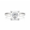 17.0ct DEW White Moissanite Asscher Solitaire Ring