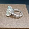 925 sterling silver inner band with 18k gold vermeil finish on solitaire ring