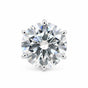 43.50 ct DEW Large Certified F VS1 White Moissanite Solitaire Ring In 18K Gold Plated V 18K Gold Plated