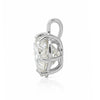 10.00ct DEW White Moissanite Heart Cut Pendant Necklace