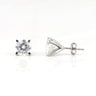 4.00 ct DEW White Moissanite Stud Earrings Gold Vermeil Gift for Women Anniversary in Gold Vermeil