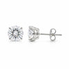 7.80 ct DEW Off White Moissanite Stud Earrings Gold Vermeil Gift for Special Event