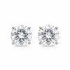 7.80 ct DEW Off White Moissanite Stud Earrings Gold Vermeil Gift for Special Event