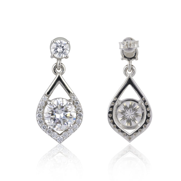 6 Ct Lab Created Round Diamond Studs