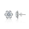 2.50 Ct Round Cut Lab Grown Diamond Stud Earrings — VS1 Clarity, 18k Gold Vermeil