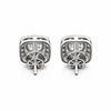 6.80 ct DEW Round White Moissanite Stud Earrings Gold Vermeil – Sparkle This July