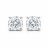 5 ct DEW Cushion Cut Off-White Moissanite Studs Gold Vermeil – Summer Gift Deal