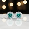 3 Carat Round Lab Diamond Martini Studs
