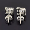 6.00 ct DEW Round White Moissanite Stud Earrings Gold Vermeil – Wedding Gift Pick