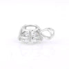 5.00 ct DEW Round Cut Moissanite Solitaire Pendant In Vermeil 925 Silver Certified