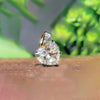 6.00 ct DEW White Heart Cut Moissanite Pendant Gold Vermeil Gift for Her