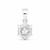 12 ct DEW Certified Moissanite Solitaire Pendant Gold Vermeil Holiday Gift Idea