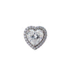 2.50 carat heart shaped lab-grown diamond halo pendant in 18k gold vermeil